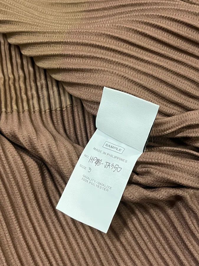 Issey Miyake Issey Miyake Brown Plissed Jacket Size US M / EU 48-50 / 2 - 11 Thumbnail