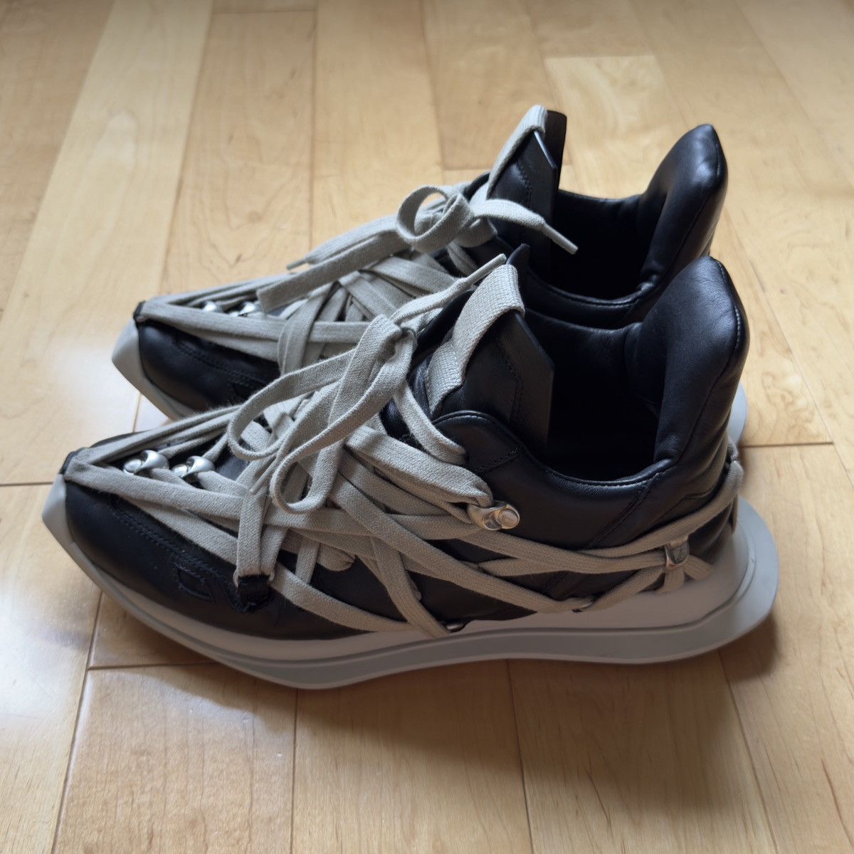 Rick Owens Rick Owens Megalace Sneakers 39 Size US 9 / IT 39 - 4 Thumbnail