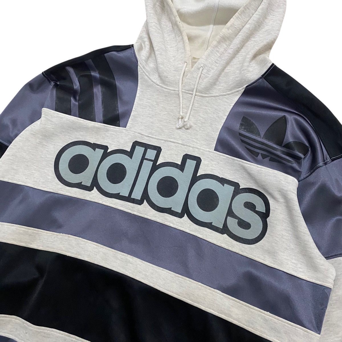 Adidas ☀️Vintage Adidas big logo trefoil sweatshirt hoodie japan Size US M / EU 48-50 / 2 - 4 Thumbnail