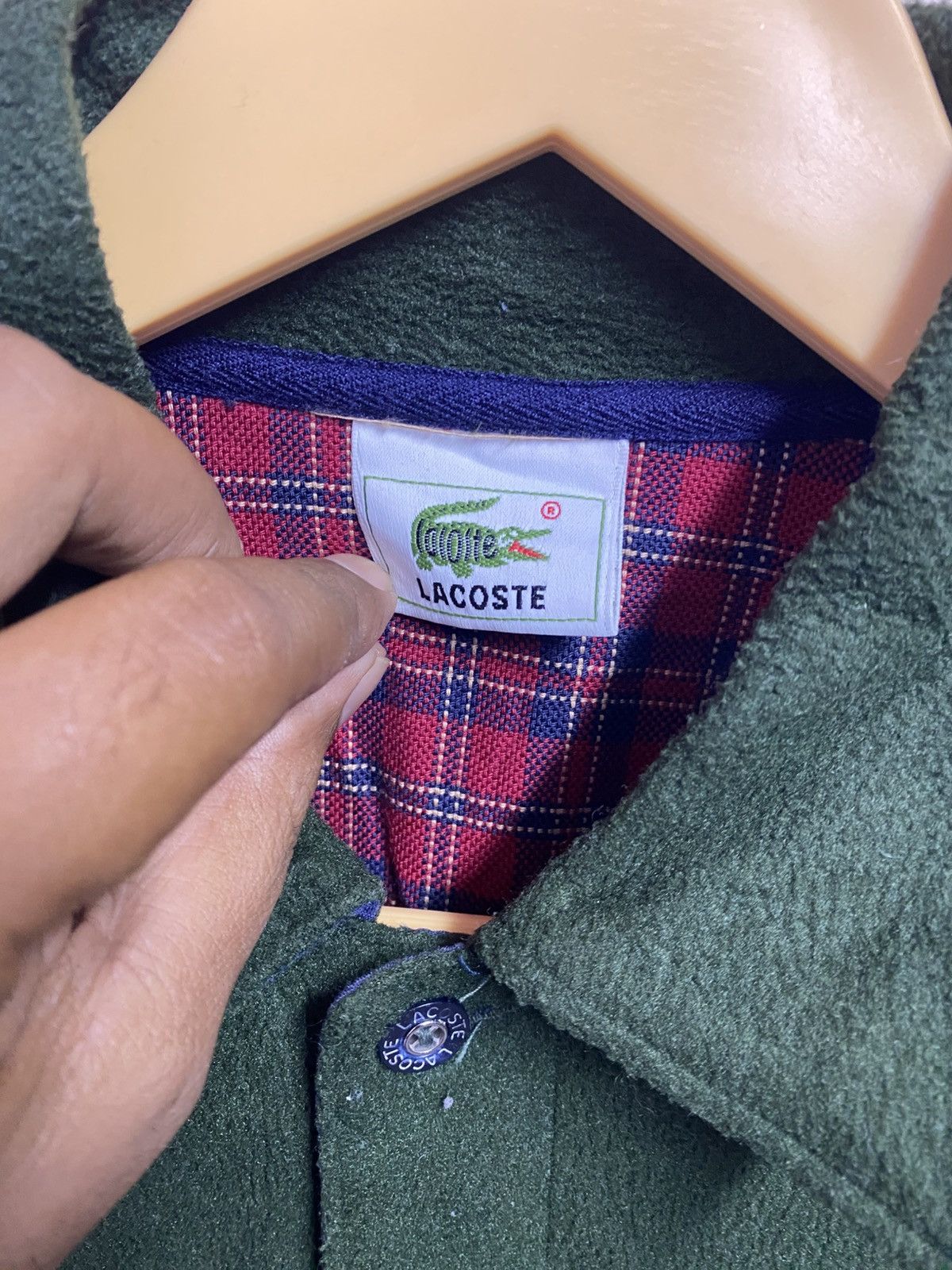 Lacoste Lacoste buttons ups fleece jacket Size US L / EU 52-54 / 3 - 5 Thumbnail