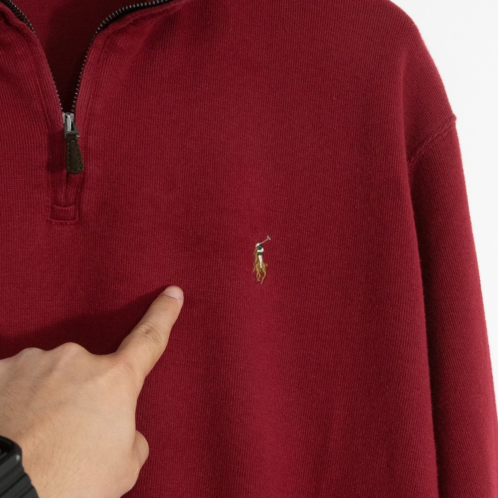 Polo Ralph Lauren Polo Ralph Lauren Estate Rib Quarter Zip Sweater Mens XL Size US XL / EU 56 / 4 - 3 Thumbnail