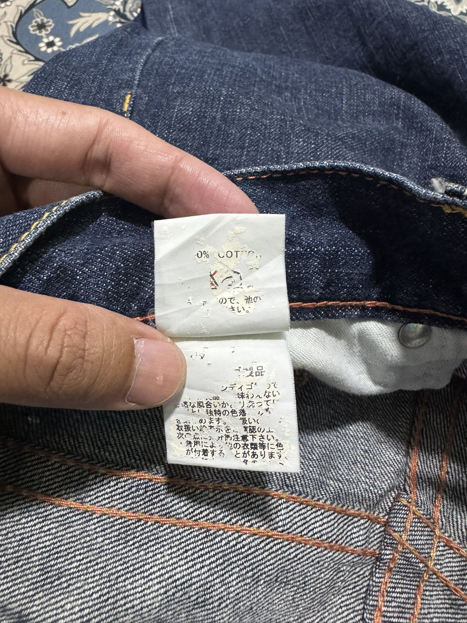 Beauty Beast × General Research × Japanese Brand Vintage CO & LU Daicock Inspired Evisu Jeans Red Line Size US 32 / EU 48 - 8 Thumbnail