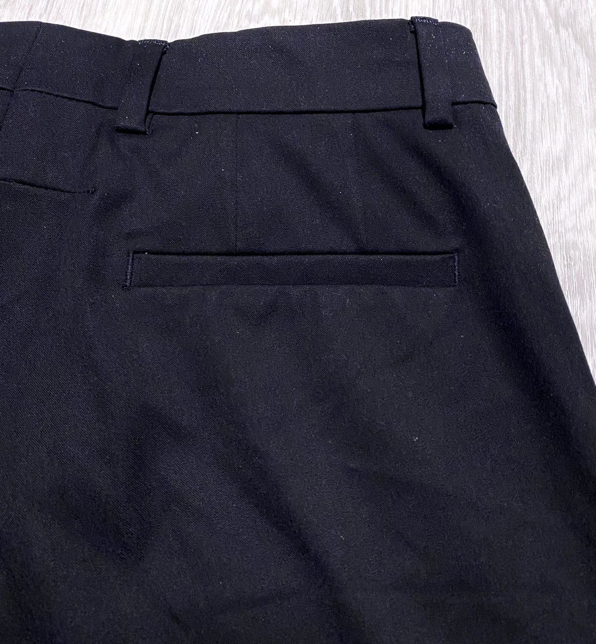 Givenchy Givenchy Uniformes Black Stretchy Cross Pants Trousers PE Size 28" / US 6 / IT 42 - 22 Thumbnail