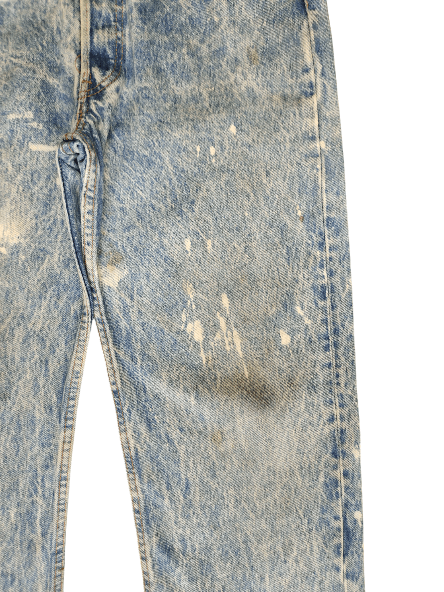 Levi's Size 31x32.5 Vintage 90s Levis 501 Acid Wash Jean Distressed Size US 31 - 6 Thumbnail