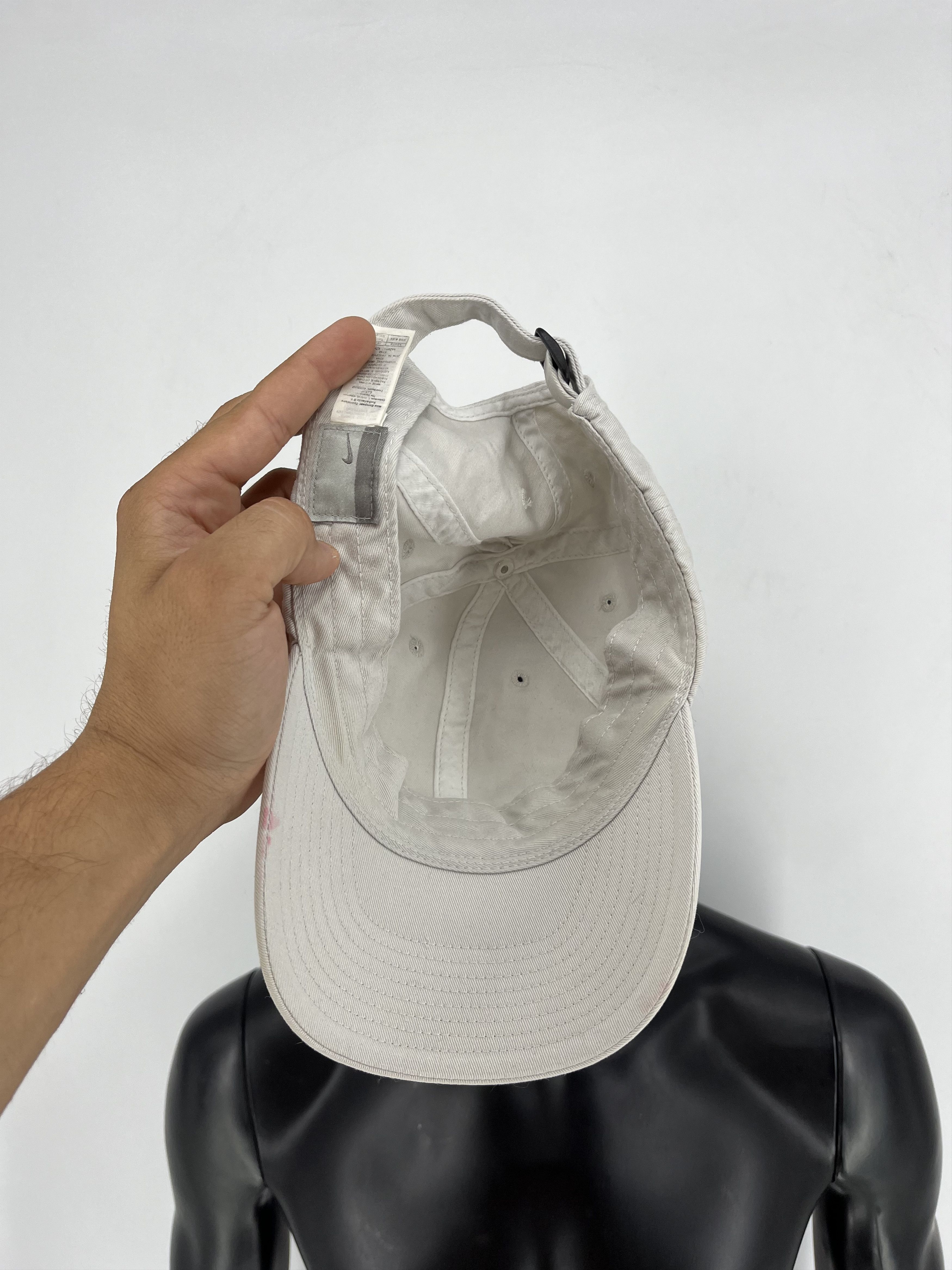 Nike × Vintage Nike 90s Vintage Hat Cap Swoosh Streetwear Hype Size ONE SIZE - 8 Thumbnail