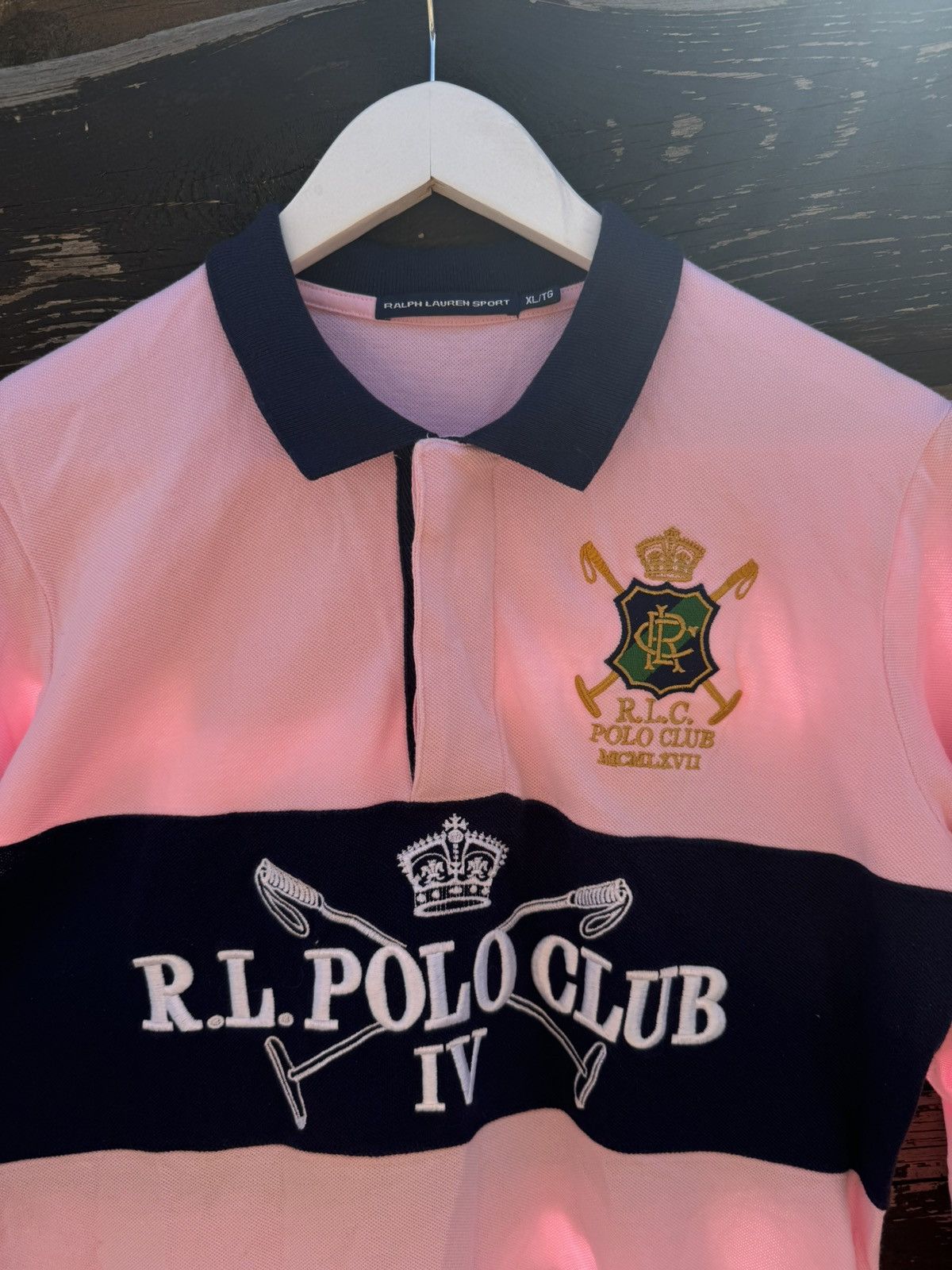 Polo Ralph Lauren Vintage Ralph Lauren y2k polo rugby Chief Keef style pink Size XL / US 12-14 / IT 48-50 - 4 Thumbnail