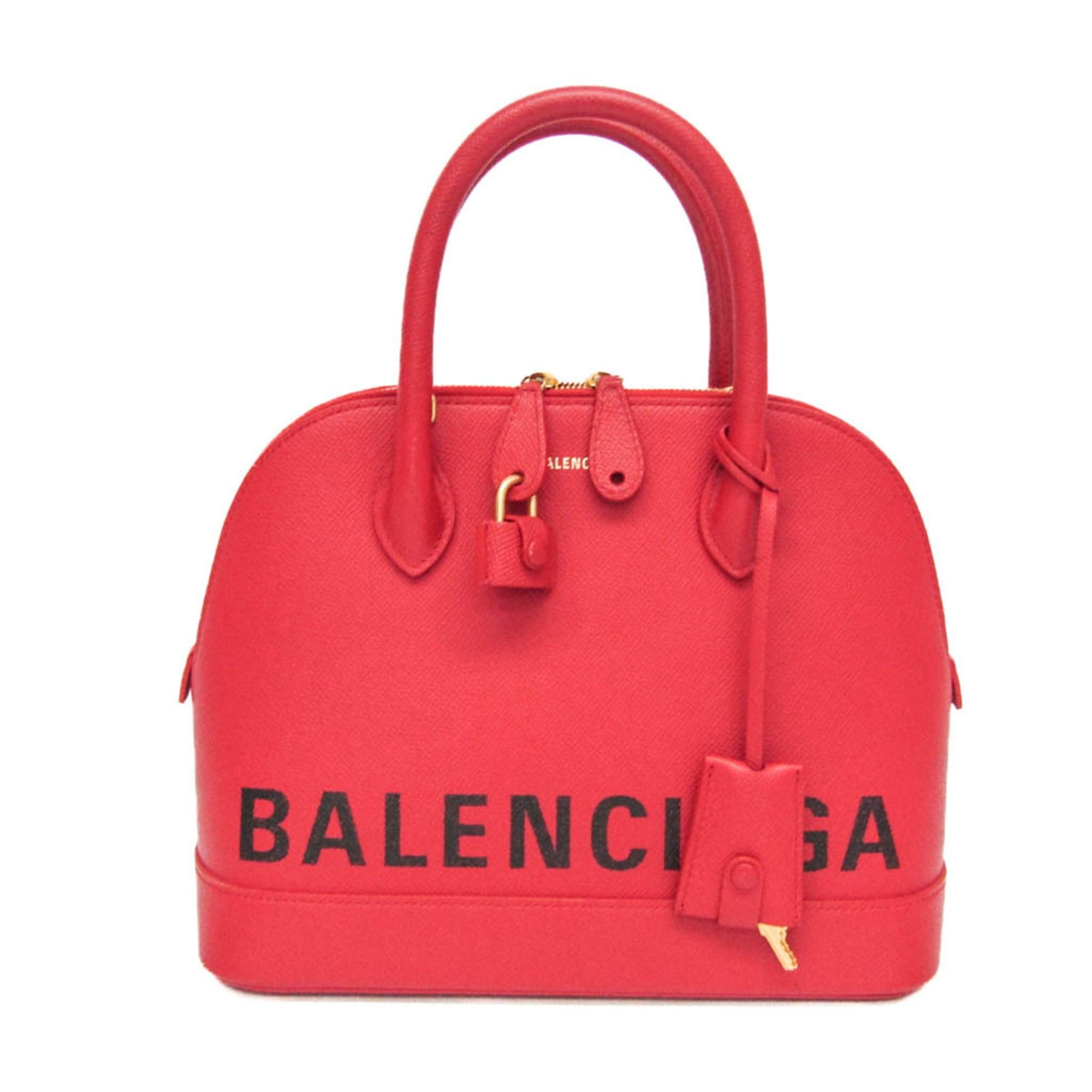 Balenciaga Balenciaga VILLE TOP HANDLE S 550645 Women's Leather Handbag,Shoulder Bag Red Color Size ONE SIZE - 1 Thumbnail