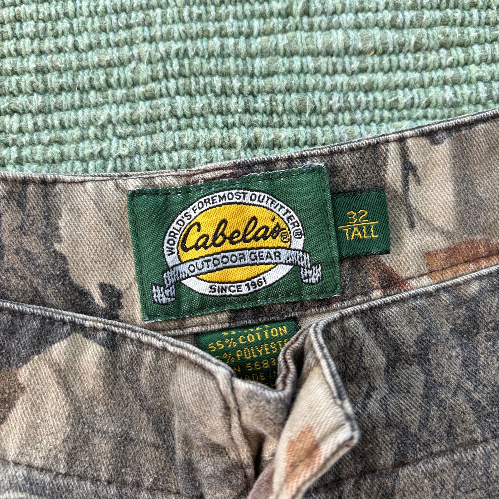 Cabelas × Vintage Vintage Cabela's x Realtree Camo Cargo Pants 32x34 Size 32" / US 10 / IT 46 - 2 Thumbnail