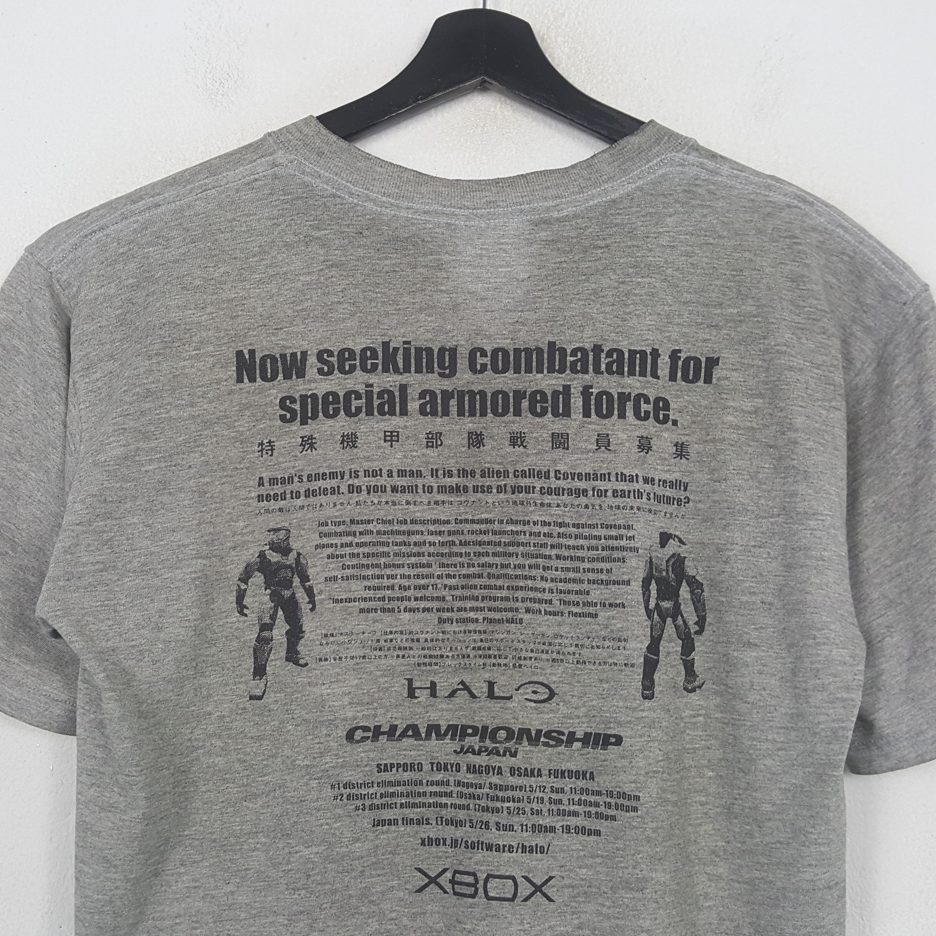 Vintage Halo Xbox Video Games Tshirt C301N17 Size US M / EU 48-50 / 2 - 4 Thumbnail