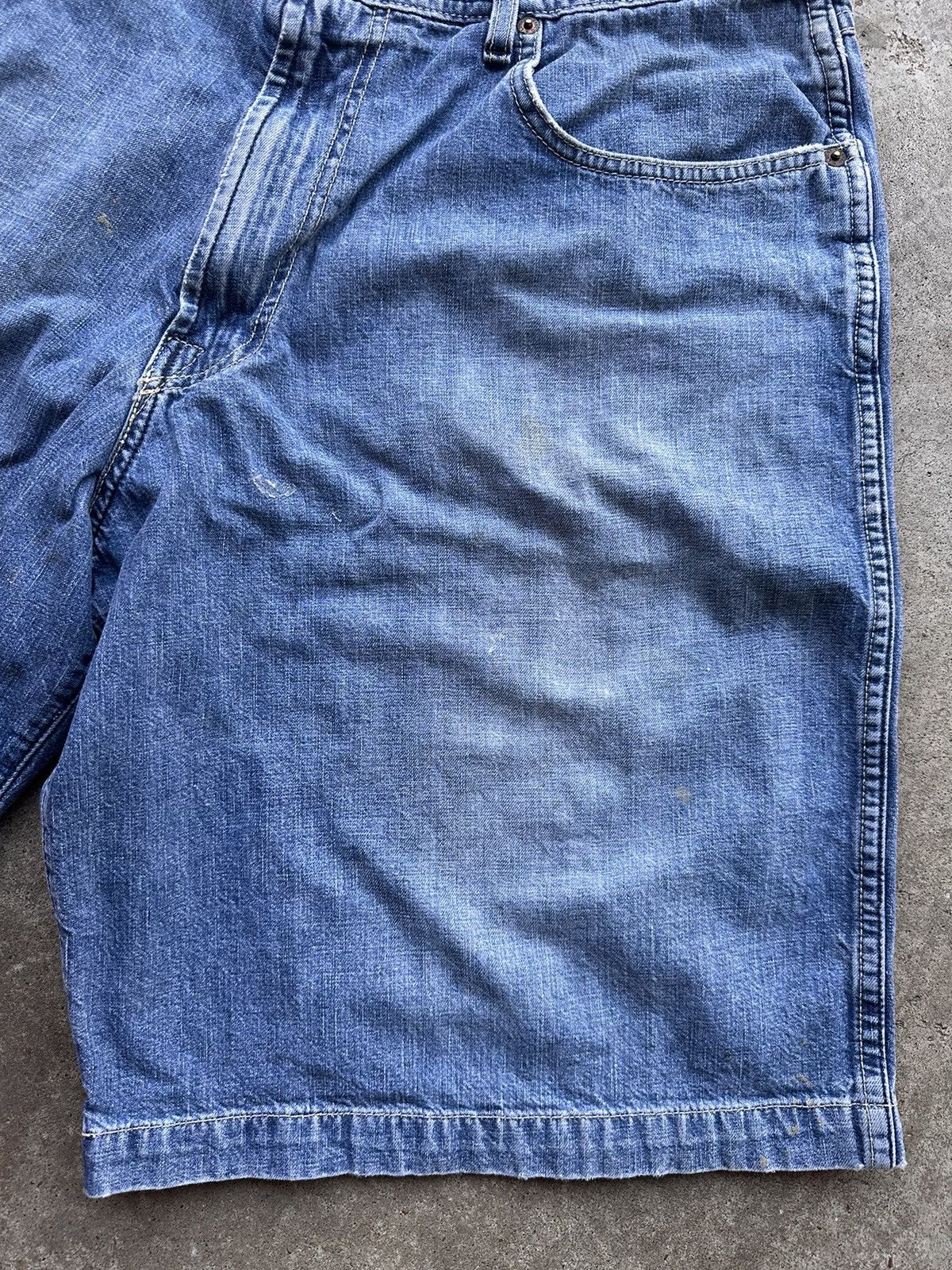 Lucky Brand × Vintage 90s Lucky Brand Denim Jorts Size US 37 - 3 Thumbnail