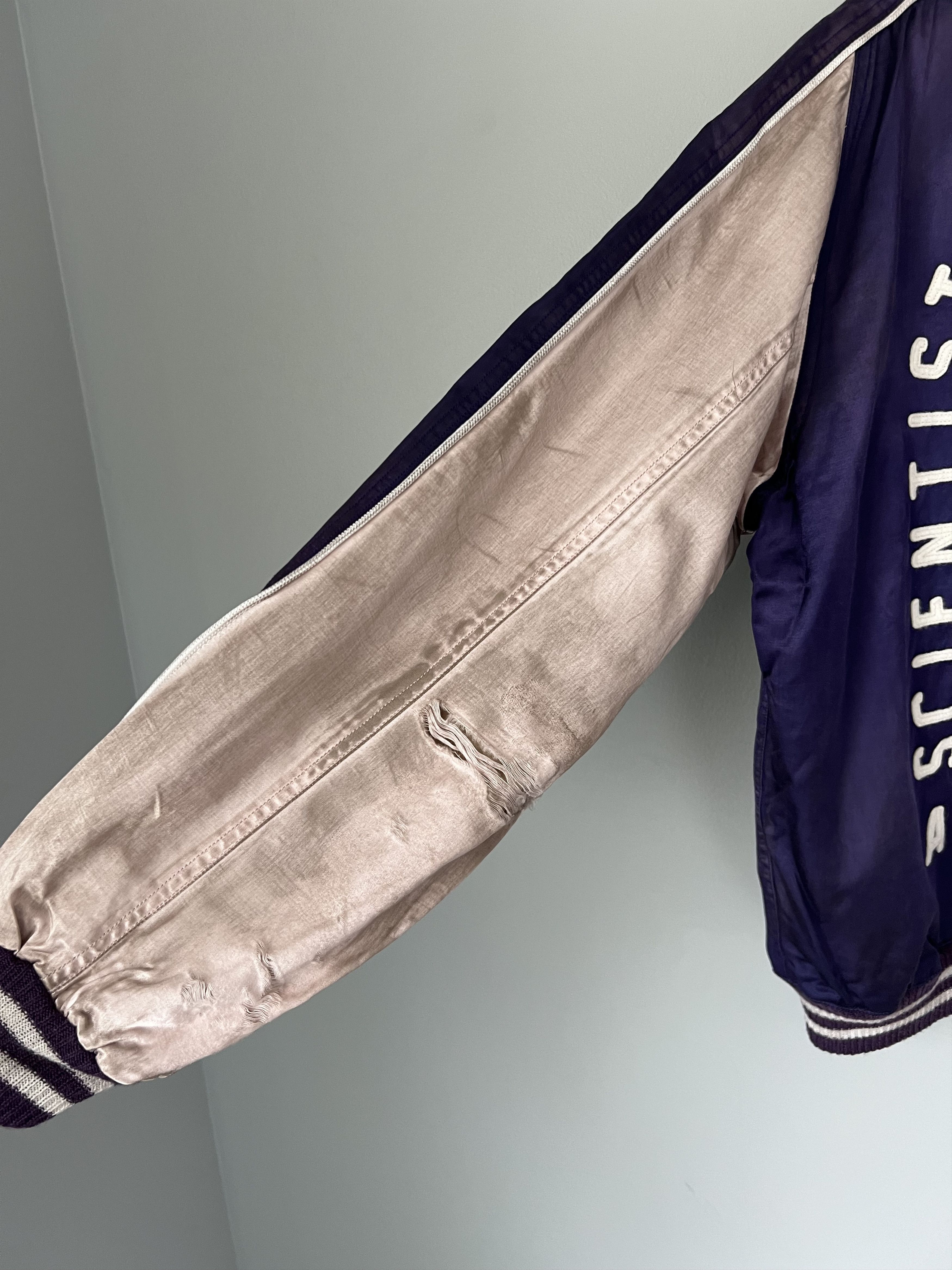 Saint Michael Saint Michael Satin Stadium Jacket in Purple Size US S / EU 44-46 / 1 - 4 Thumbnail