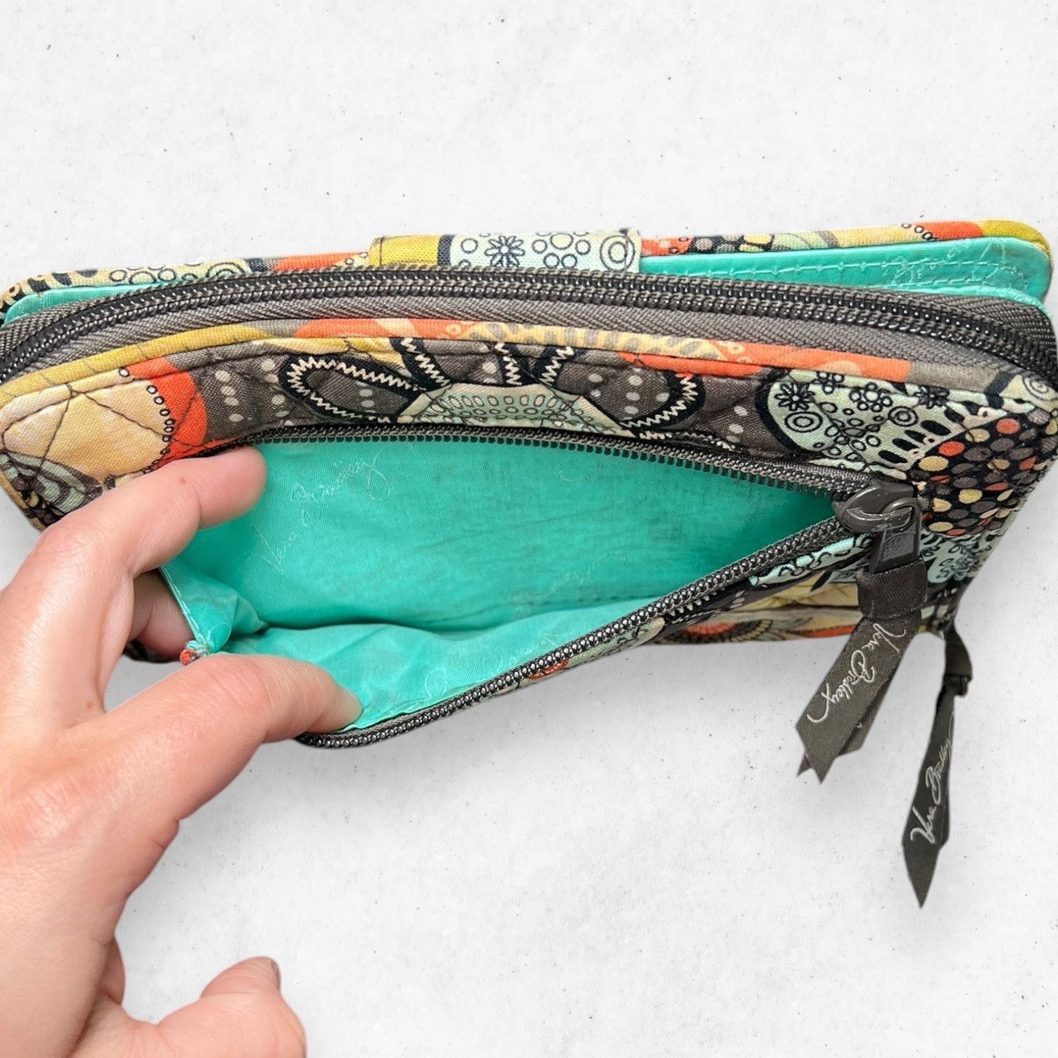 Vera Bradley Vera Bradley Paisley Glenna Turn Lock Floral Clutch Wallet Size ONE SIZE - 5 Thumbnail