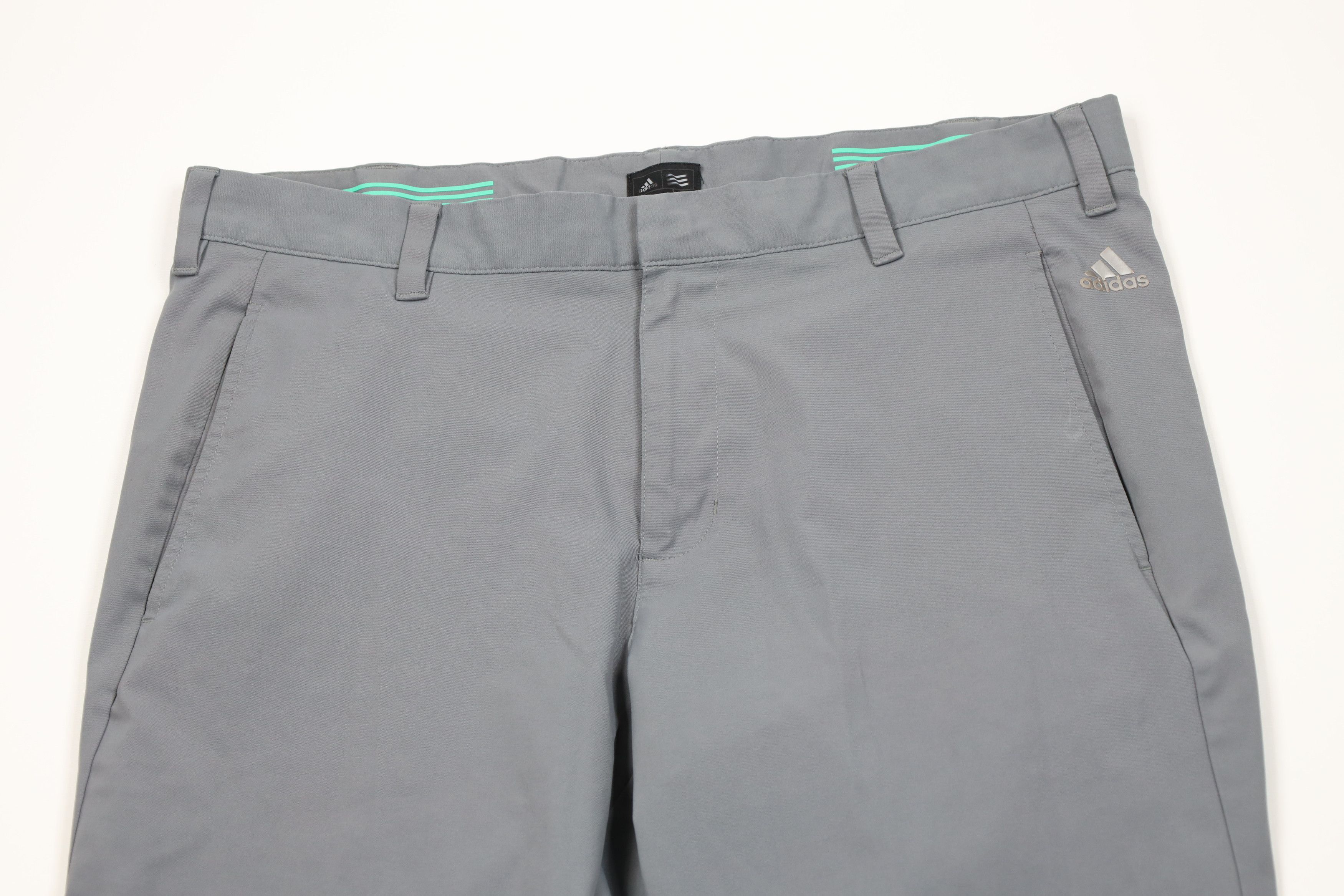 Adidas Adidas Golf Distressed Spell Out Golfing Chino Pants Gray Size US 34 / EU 50 - 2 Thumbnail