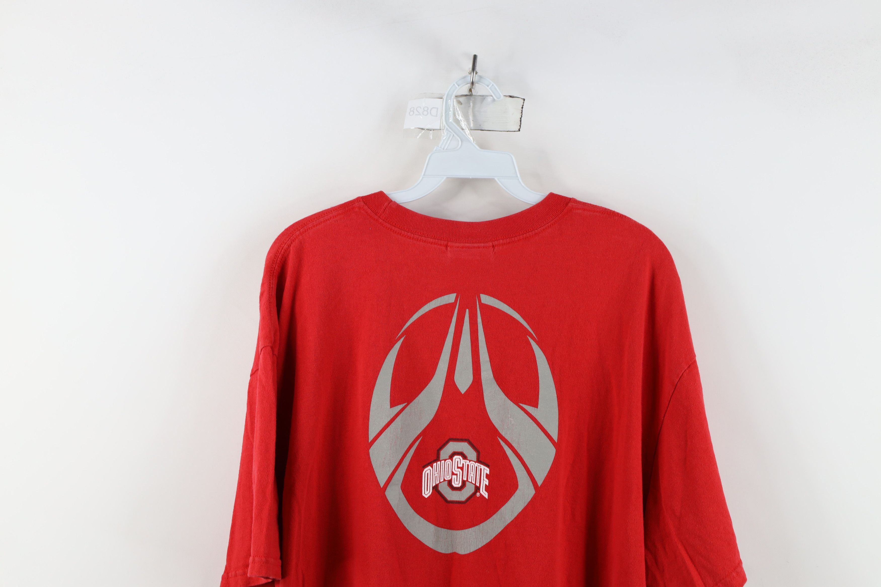 Nike Vintage Nike Swoosh Ohio State University Football T-Shirt Size US XL / EU 56 / 4 - 15 Thumbnail