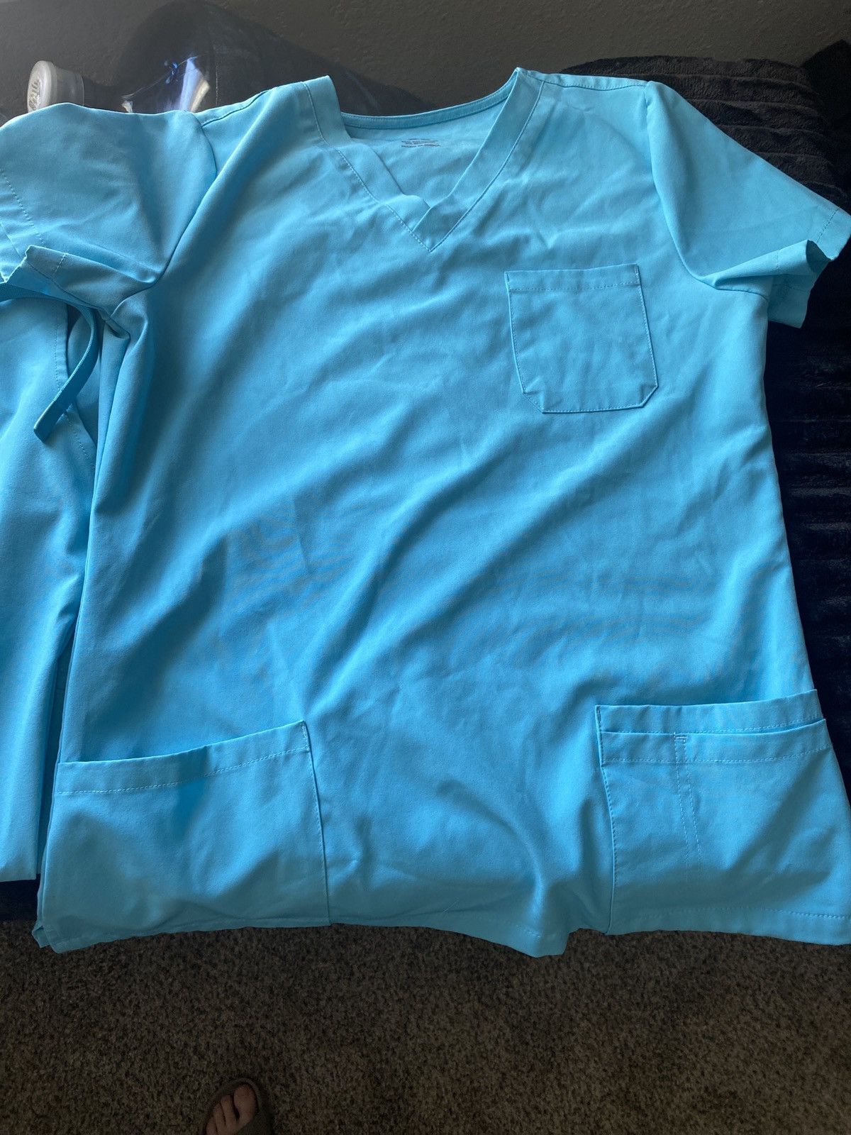 Other Xs Blue Scrub Set Size XS / US 0-2 / IT 36-38 - 2 Thumbnail