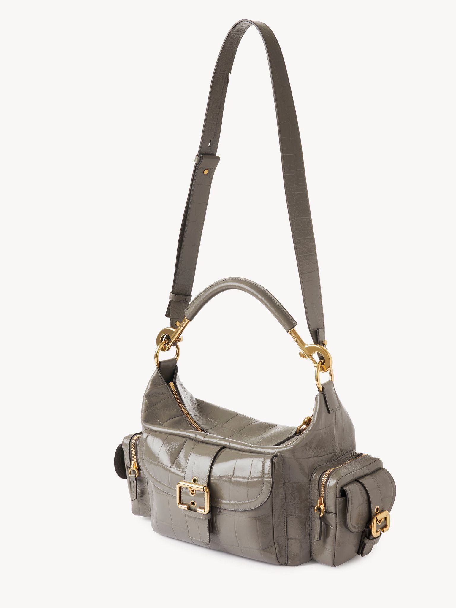 Chloe o1loc1c10126 Size: OS / Medium Double Carry Bag Urban Grey Size ONE SIZE - 4 Thumbnail