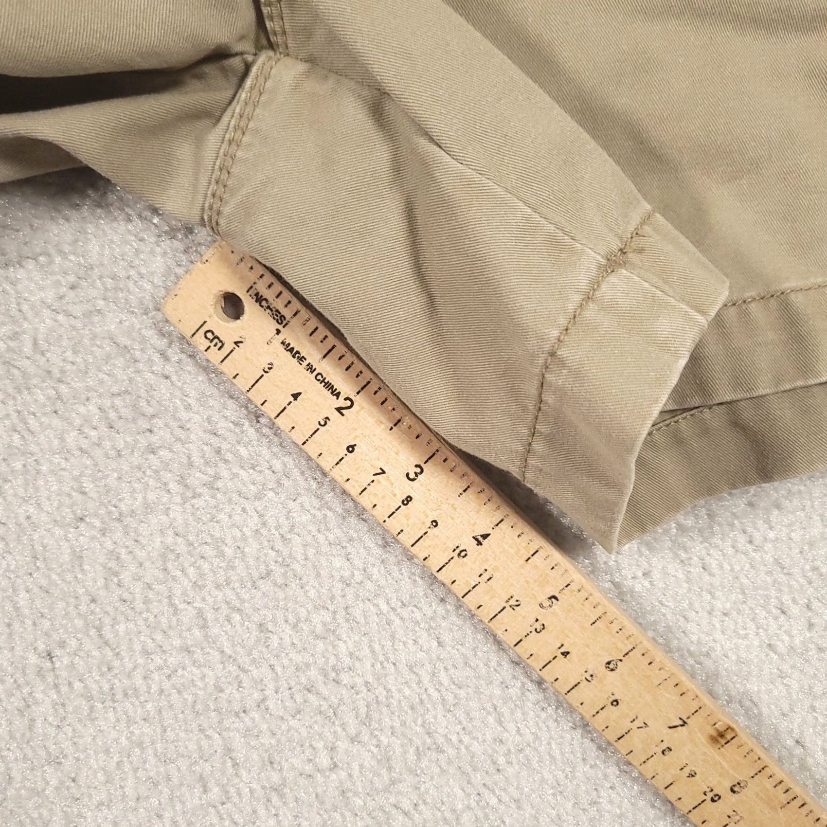 Calvin Klein Calvin Klein Jeans Women's Casual Chino Shorts Flat Front Khaki Size 8 Size 30" / US 8 / IT 44 - 5 Thumbnail