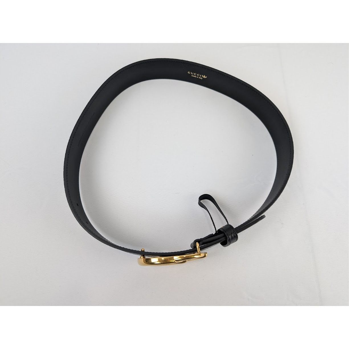 Adidas × Gucci o1rshd1 Size: 75 / M Belt W.40 GG Mar in Black Size 30 - 5 Thumbnail