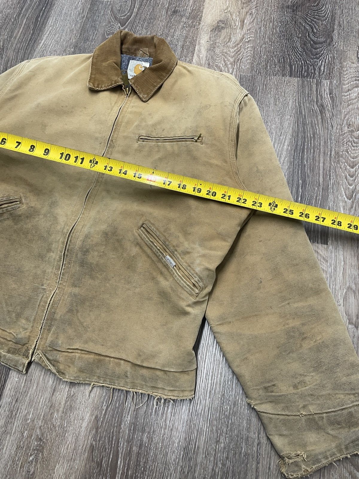 Carhartt Faded and Distressed Carhartt Detroit Size US L / EU 52-54 / 3 - 12 Thumbnail