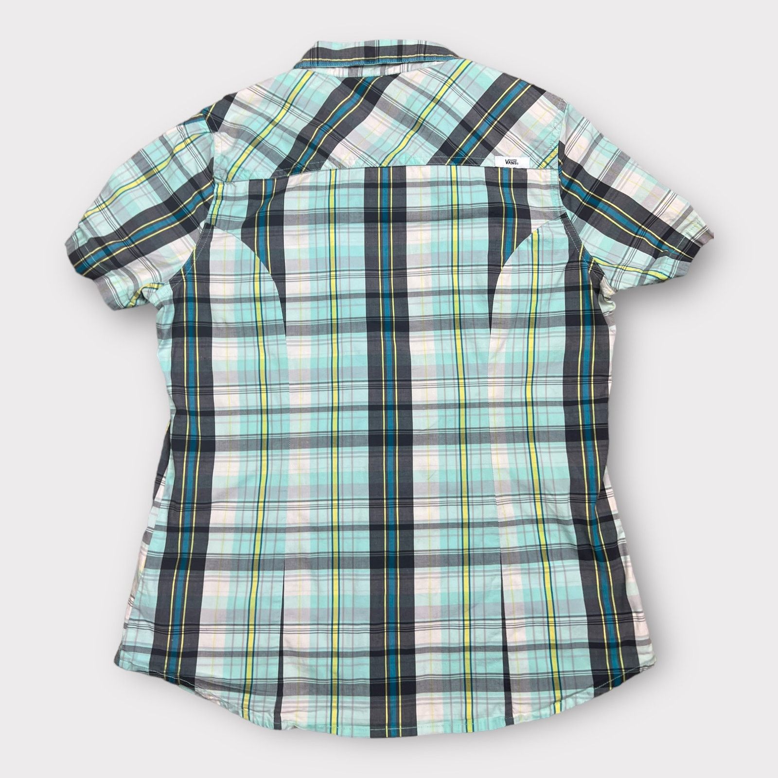Vans Vans | Vintage Y2K Button Down Plaid Shirt | Medium Size M / US 6-8 / IT 42-44 - 2 Thumbnail