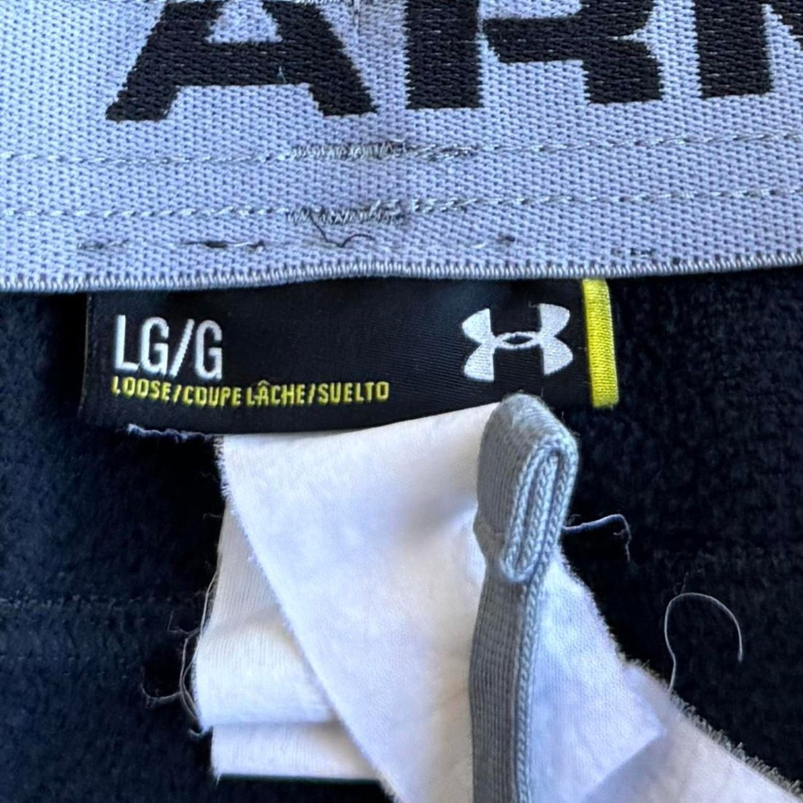 Under Armour × Vintage Vintage Y2K Under Armour Baggy Black Grunge Opium Sweatpants Size US 40 / EU 56 - 3 Thumbnail
