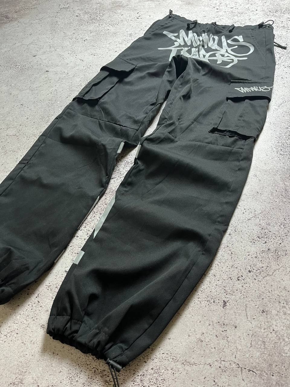 Japanese Brand Minus Two Cargo Pants Y2K Parachutes BBC Style Size US 32 / EU 48 - 5 Thumbnail