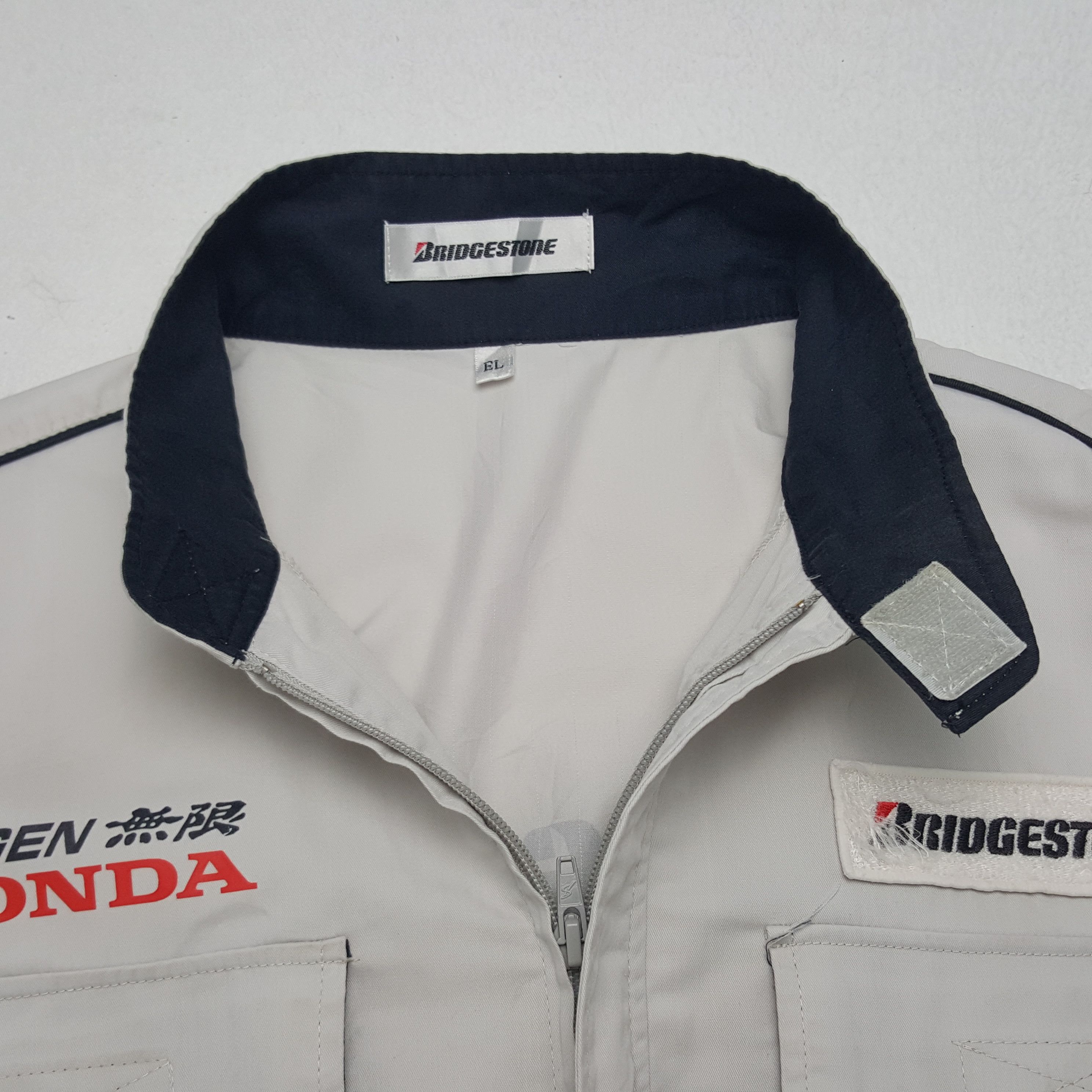 Honda × Japanese Brand × Vintage Vintage Mugen Honda Japanese Racing Team Custom Art Jacket Size US L / EU 52-54 / 3 - 9 Thumbnail