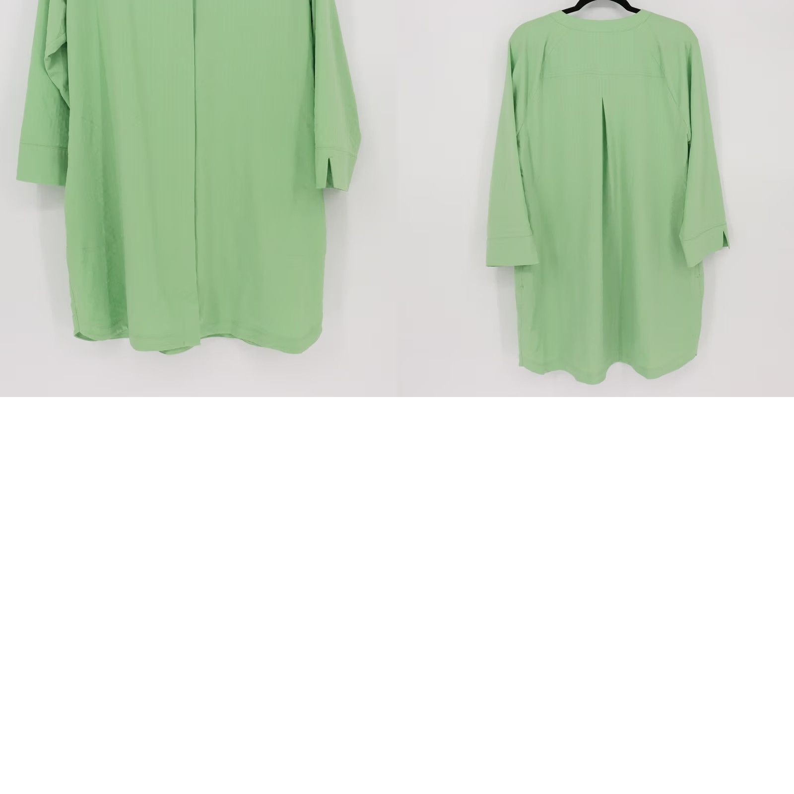 Vintage Title Nine Speed Racer Tunic Long Sleeve XL Green Women’s Pullover Stadium Style Quick Dry Lightweight Size XL / US 12-14 / IT 48-50 - 8 Thumbnail