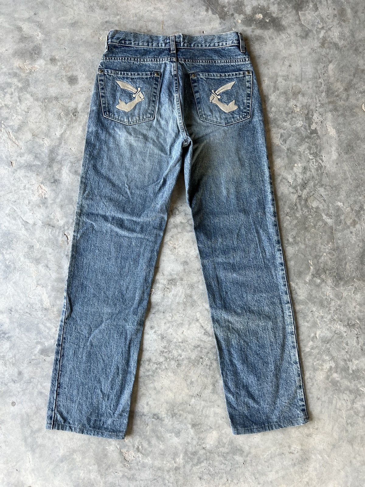 Seditionaries × Vintage × Vivienne Westwood 90s vintage Vivienne Westwood jeans, Anglomania,Embroidery Size US 31 - 2 Thumbnail