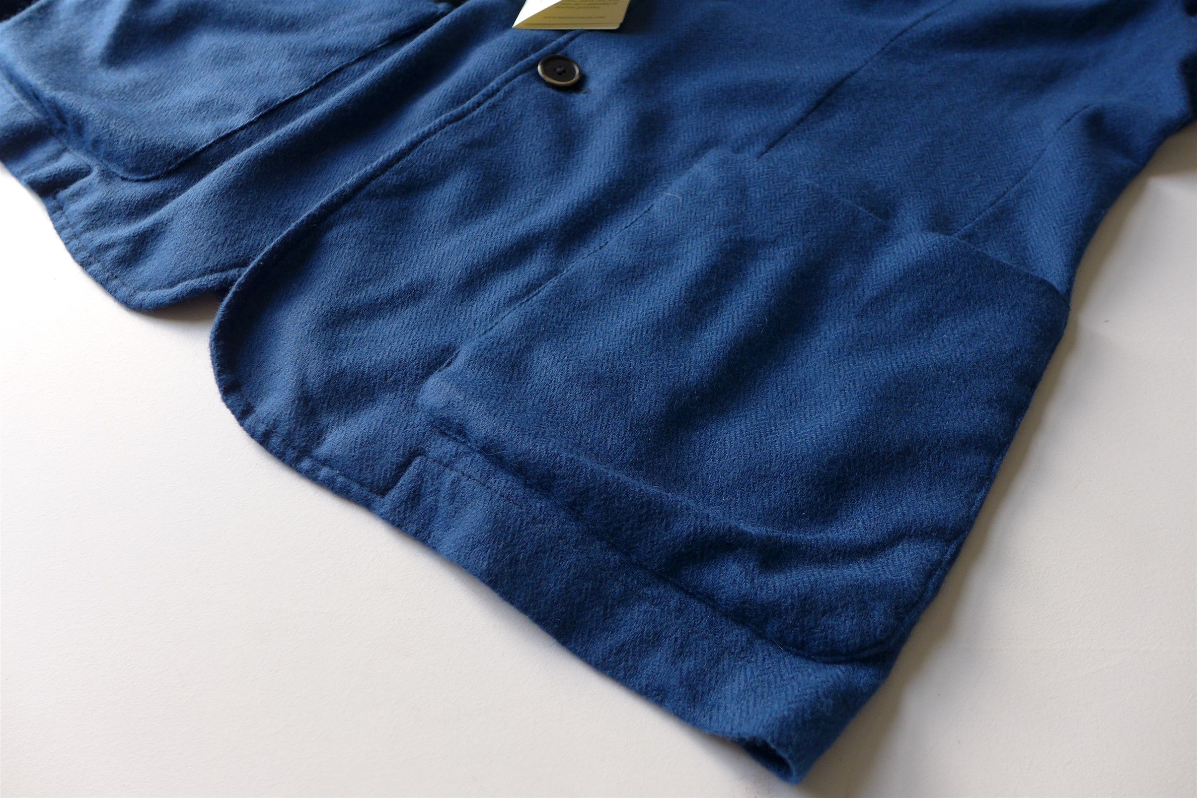Barena Barena Taca Puno Blazer - Blue Herringbone Alpaca Size US L / EU 52-54 / 3 - 5 Thumbnail
