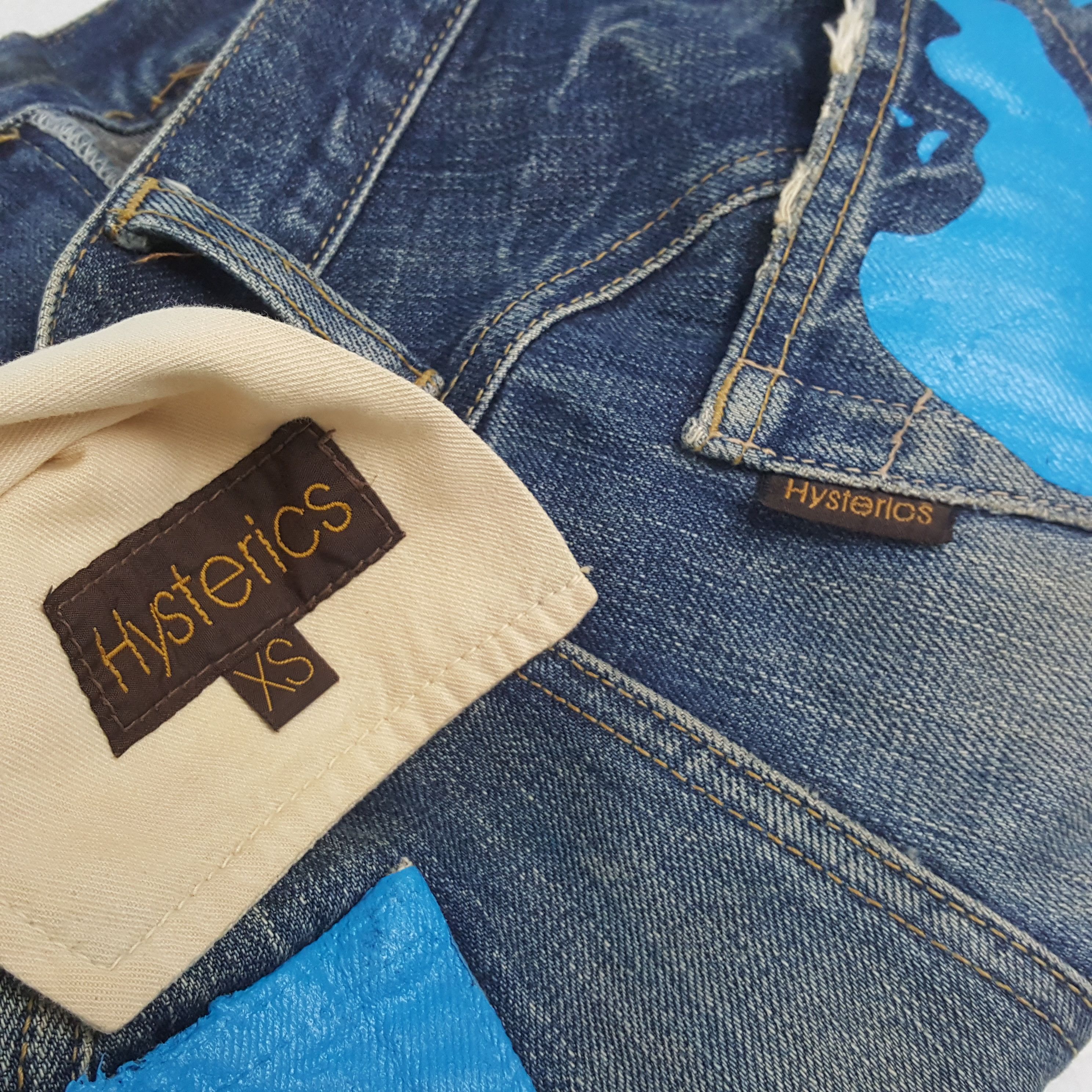 Hysteric Glamour × Japanese Brand × Vintage HYSTERIC GLAMOUR Japanese Brand Custom Art Jeans Size 27" / US 4 / IT 40 - 15 Thumbnail
