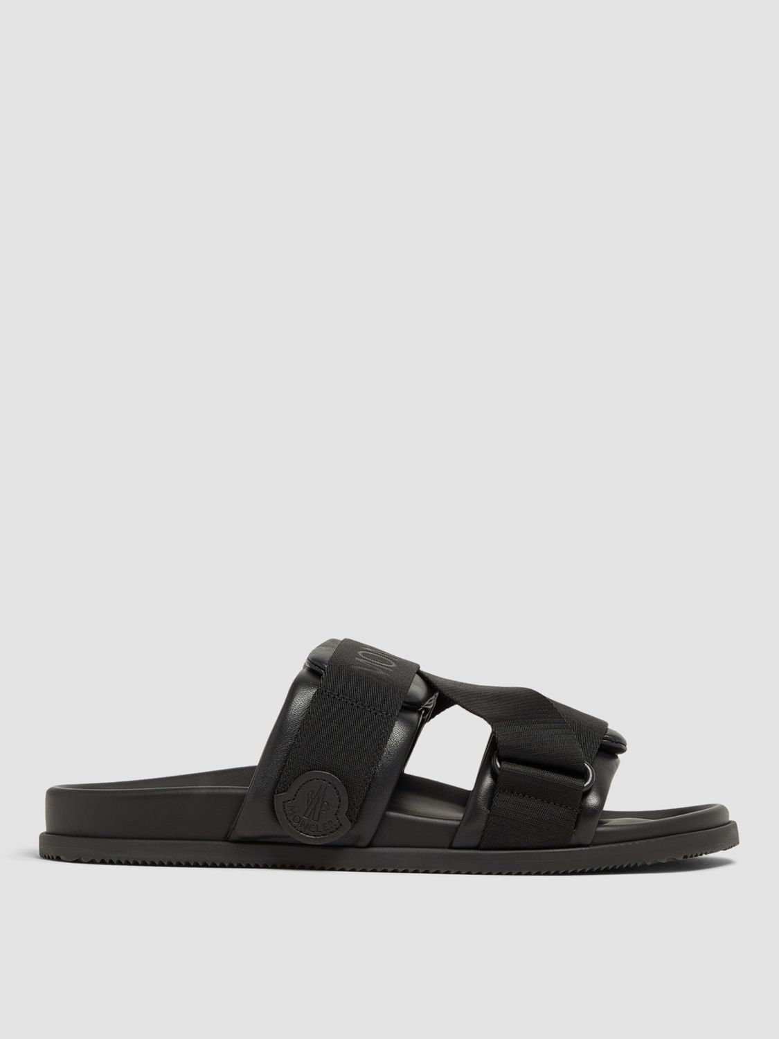 Moncler Moncler Flat Sandal Woman Black Size US 8 / IT 38 - 1 Preview