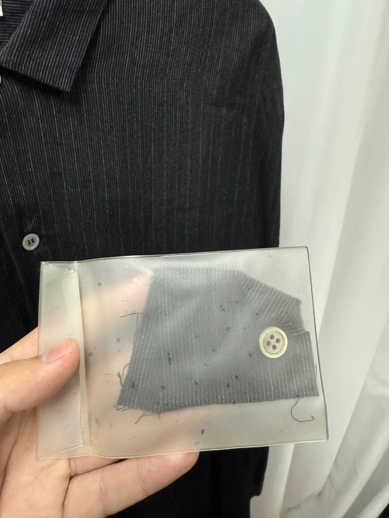 Yohji Yamamoto yohji yamamoto 96AW Discharged Moon Wool Shirt Size US M / EU 48-50 / 2 - 4 Thumbnail