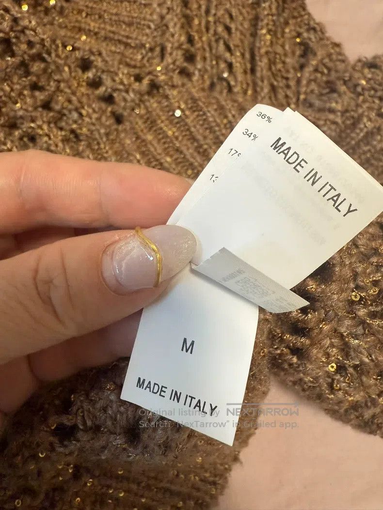 Brunello Cucinelli Brunello Cucinelli Shiny knit Size M / US 6-8 / IT 42-44 - 4 Thumbnail