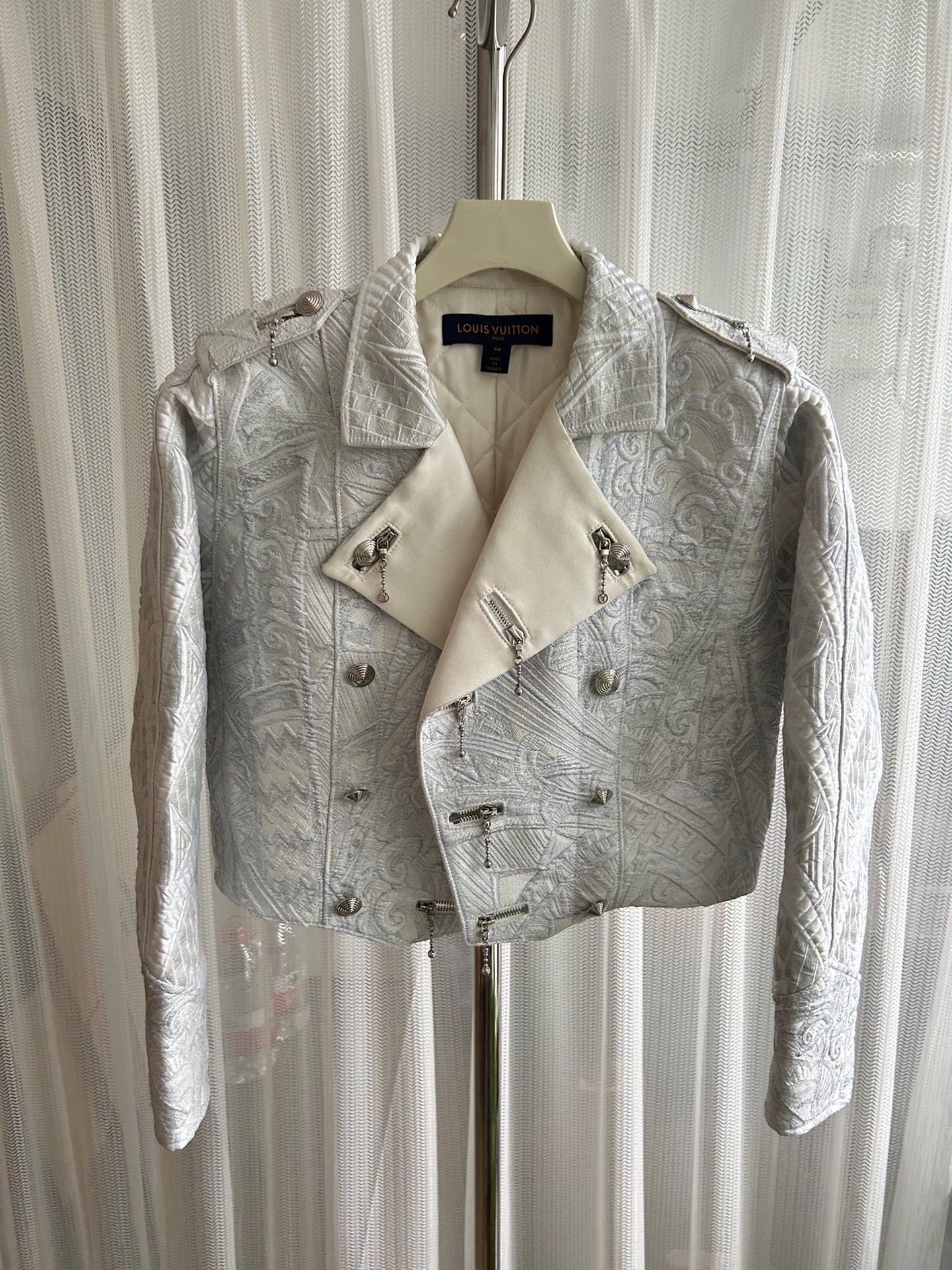 Louis Vuitton LV Court Style Heavy Work Jacket 34 Size XS / US 0-2 / IT 36-38 - 1 Thumbnail