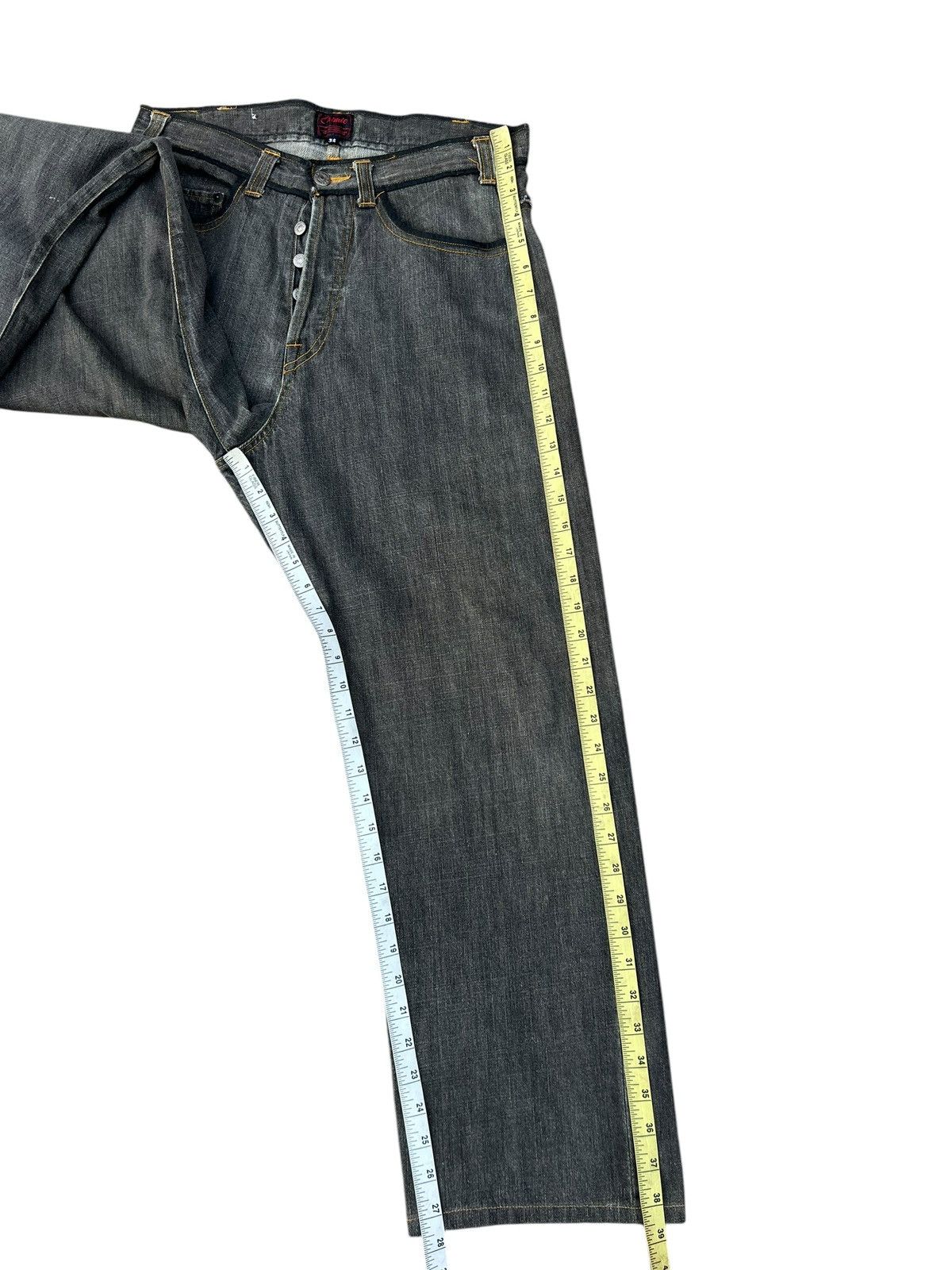 Japanese Brand Crimie Japan Redline Selvedge Waxed Denim Jeans Size US 32 / EU 48 - 4 Thumbnail