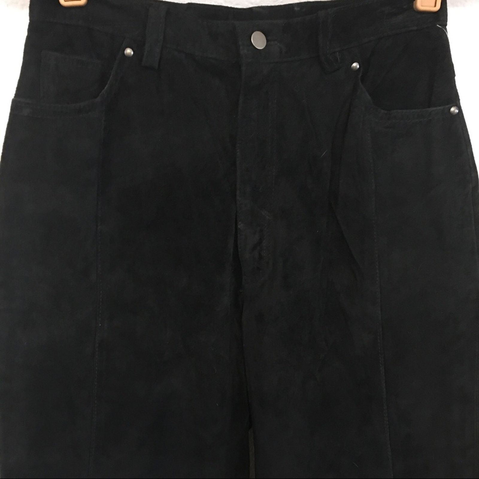 Other Spiegel Reflections genuine suede jeans NWT 6 Size 28" / US 6 / IT 42 - 2 Thumbnail