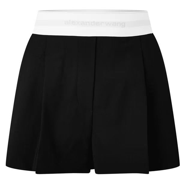 Alexander Wang o1g2r1mq0824 Shorts in Black Size 28" / US 6 / IT 42 - 1 Thumbnail