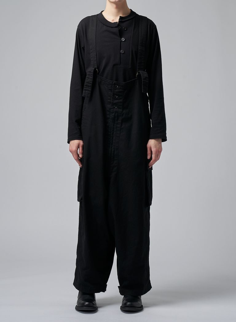 Yohji Yamamoto Black Scandal cotton overall HJ-D99-040 | Grailed