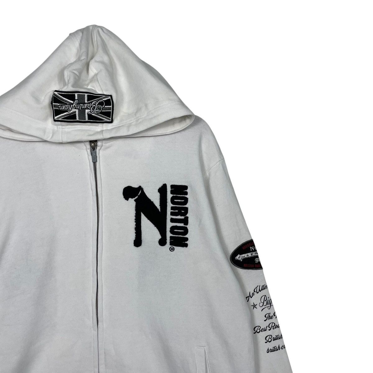 Norton Norton Big Logo Zipper Hoodie Size US L / EU 52-54 / 3 - 7 Thumbnail