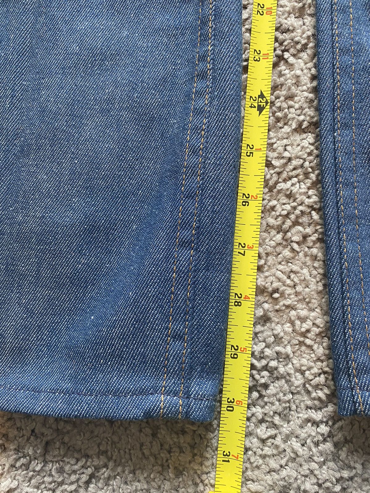 Vintage Vintage 70s Bell Bottom Hippie Jeans Size 29" - 8 Thumbnail