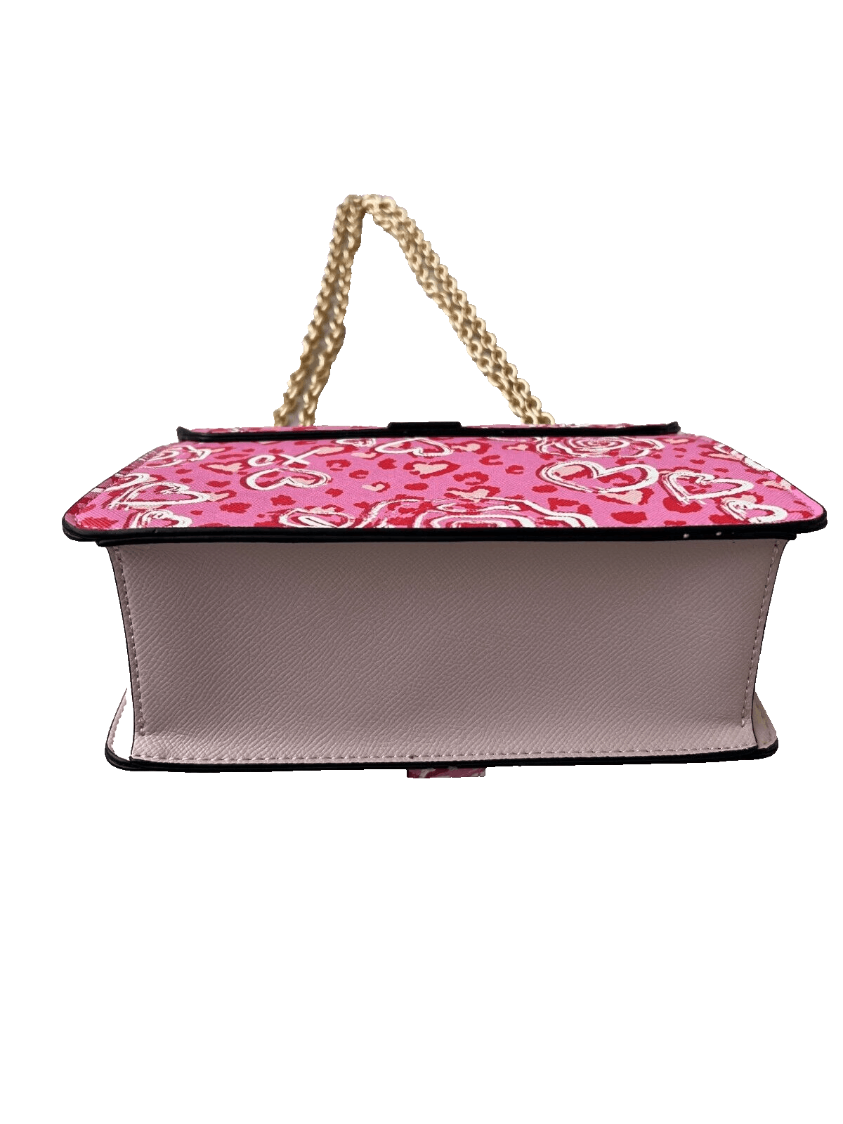 Aldo Aldo Chain Lock Heart Floral Purse Bag Pink Size ONE SIZE - 3 Thumbnail