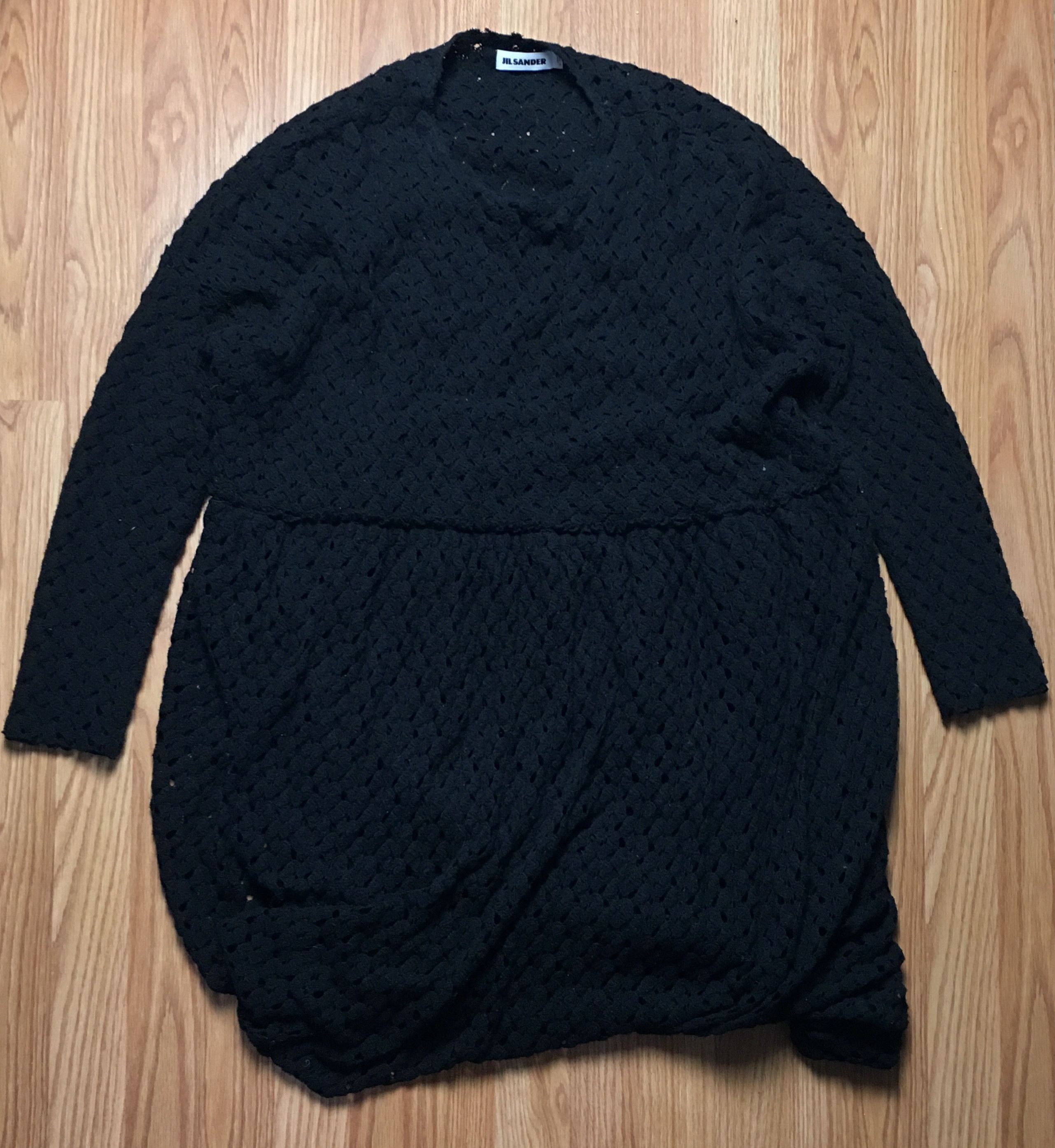 Jil Sander Jil Sander Wool Blend Dress Knit Black Size EU 38 Size M / US 6-8 / IT 42-44 - 7 Thumbnail