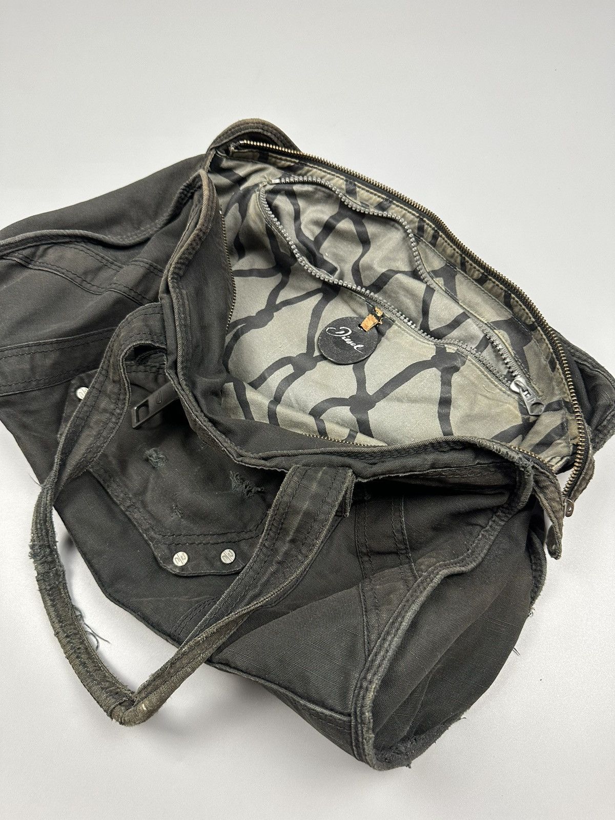 Diesel Distressed Vintage Diesel Tactical Tote Bag Size ONE SIZE - 12 Thumbnail