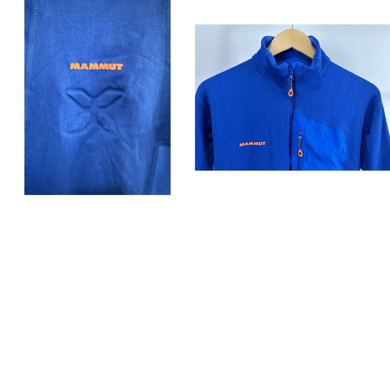 Mammut Mammut Eiswand Eiger Extreme Guide Midlayer Full Zip Fleece Jacket Size L Blue Jacket Mens Size US L / EU 52-54 / 3 - 8 Thumbnail