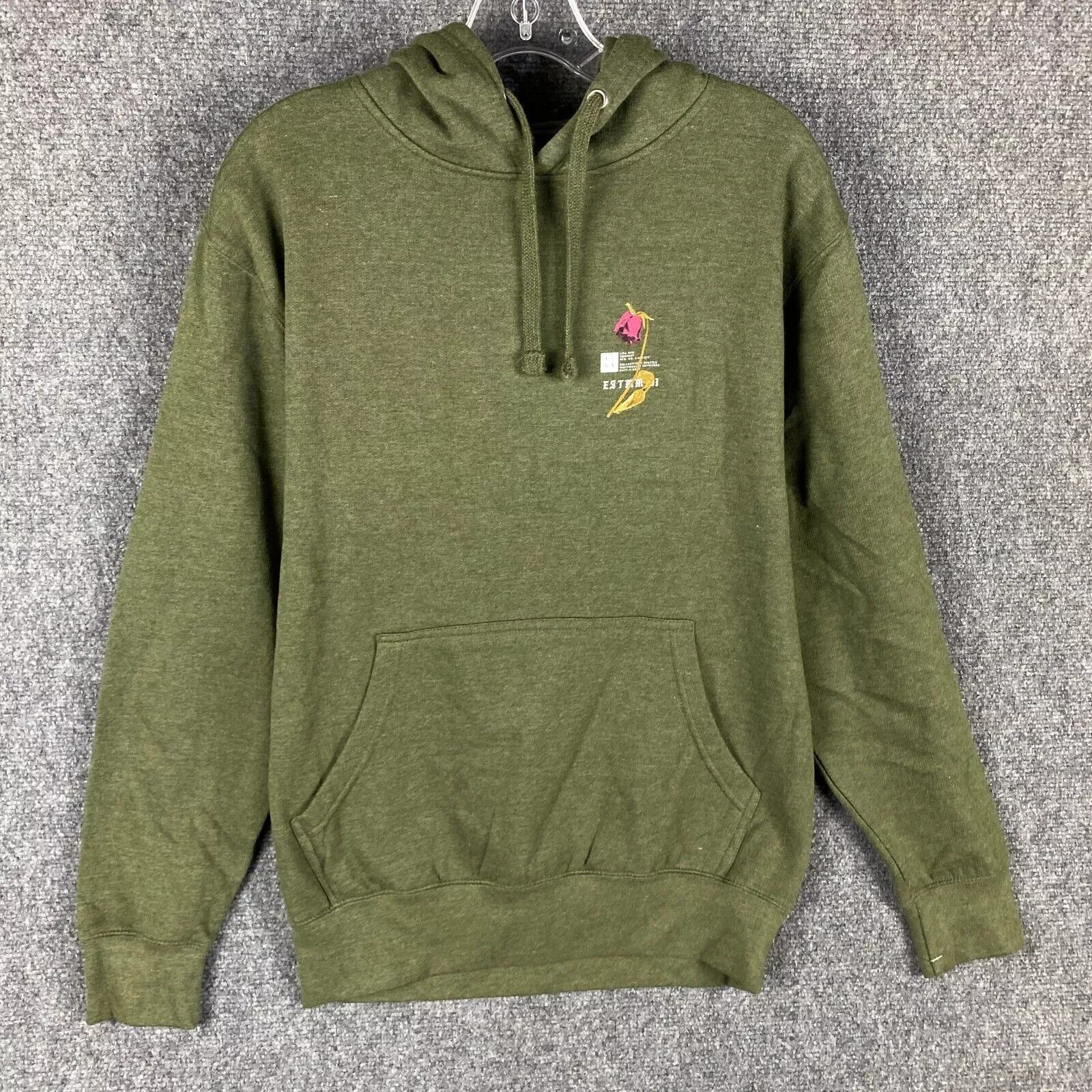 Lira Lira MFG Hoodie Men's S Pullover Drawstring Cotton Blend Size US S / EU 44-46 / 1 - 1 Thumbnail