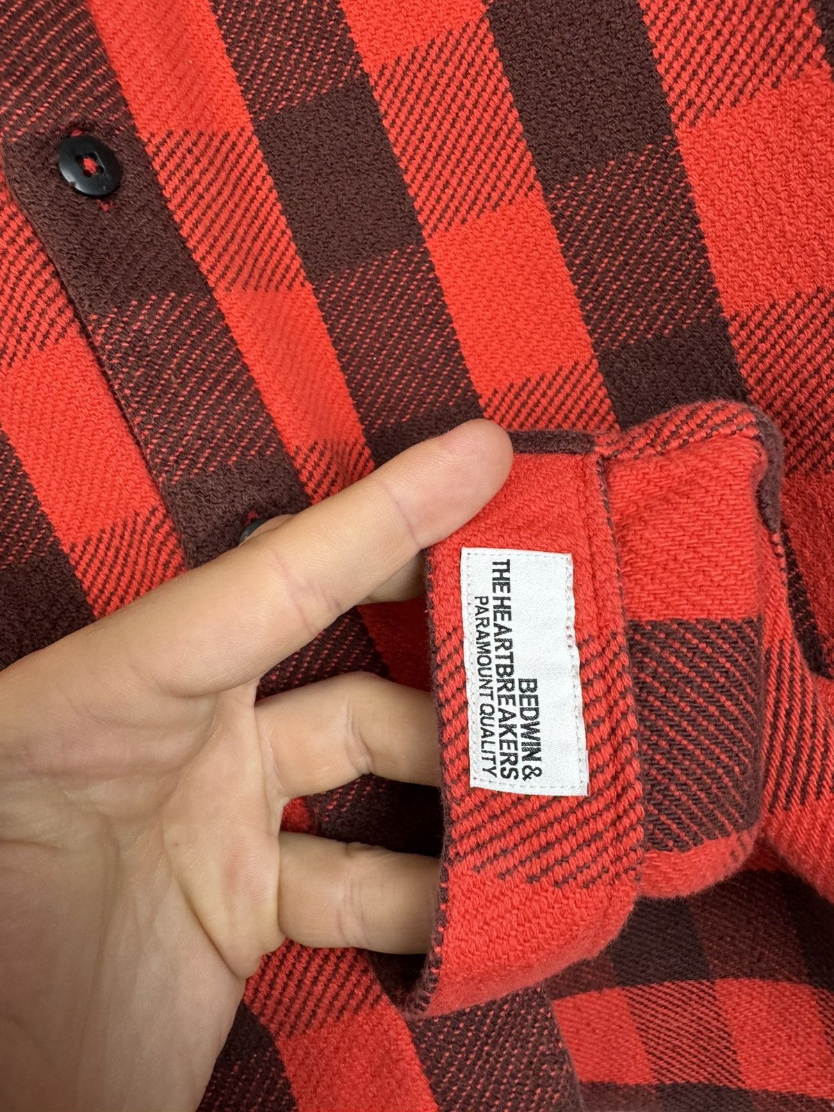 Bedwin & The Heartbreakers Bedwin The Heartbreakers Rogers Buffalo Check Flannel Shirt Size US L / EU 52-54 / 3 - 14 Thumbnail