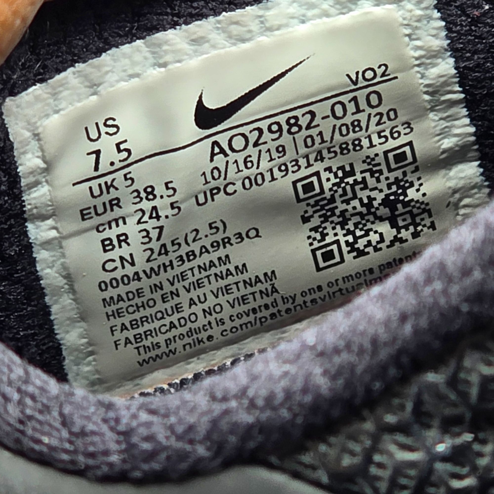 Nike Nike Metcon 5 Womens Size 7.5 Black White Sneakers Shoes Cr Size US 7.5 / EU 40-41 - 7 Thumbnail