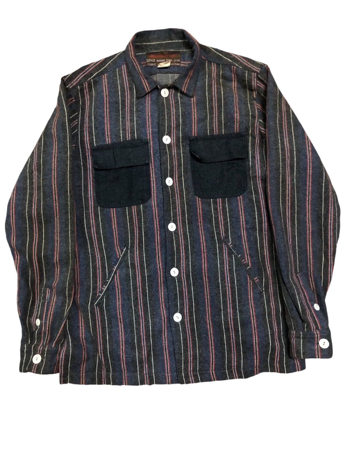 Vintage Vintage Lefty O’ Doul Stripe Button Ups Shirt Size US M / EU 48-50 / 2 - 1 Thumbnail