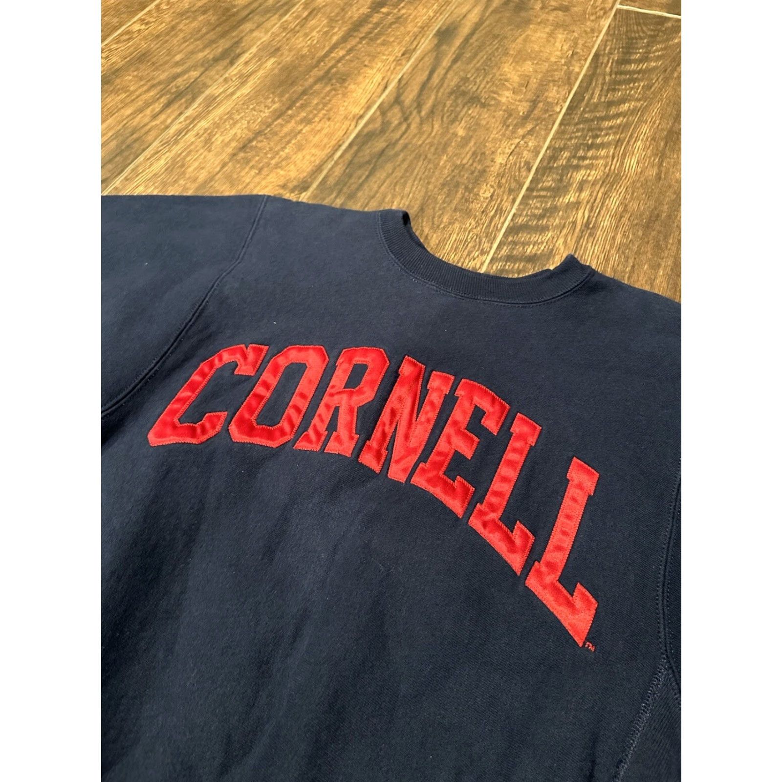 Champion VINTAGE Champion Sweatshirt CORNELL University Blue M Mens Long Sleeve Crew Neck Graphic Print Size US M / EU 48-50 / 2 - 5 Thumbnail